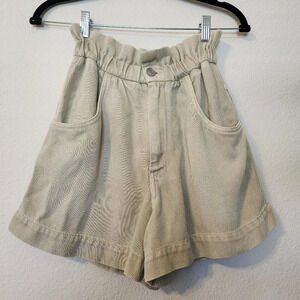 Marant Etoile Titea Shorts in Ecru